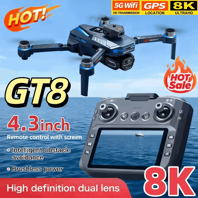 Drone Rc Controller Price - Drone GT8 Kamera 8K HD 5G