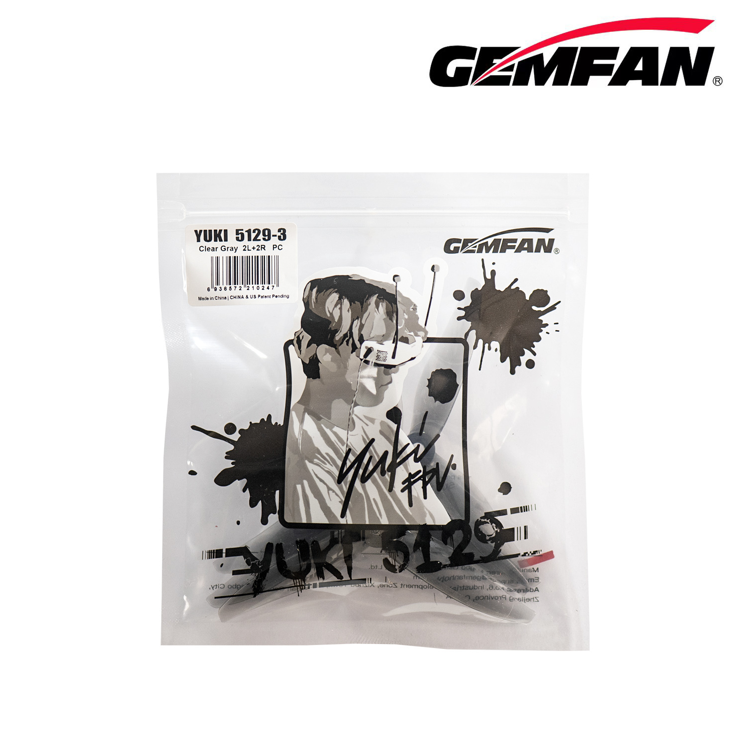 Fpv Racing Motor - Gemfan 5129 5 inci 3 Bilah/tri-blade