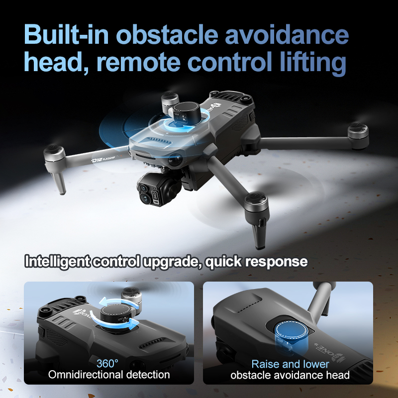 Drone RC Quadcopter 8K 3 Axis  - Drone Rc Helicopter With Camera ulasan dan harga