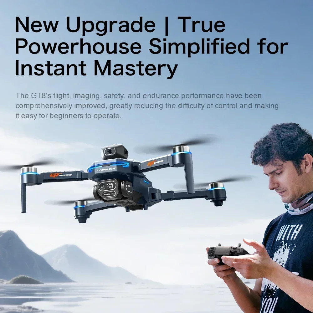 Drone 4K HD GT8 Kamera Menghin - Drone Gt8 Rc ulasan dan harga