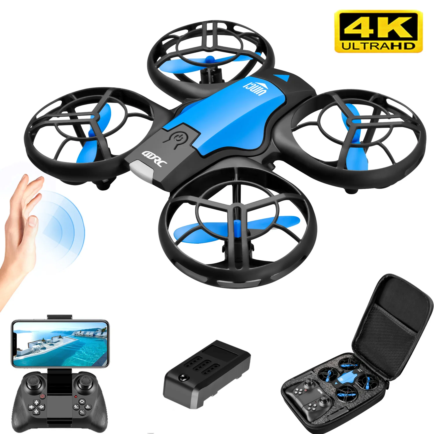 V8 Drone Mini Baru 4K Profesio - Drone Rc Helicopter With Camera ulasan dan harga