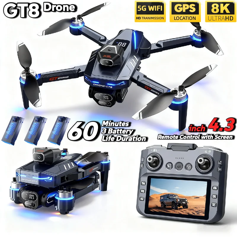 HOT Untuk Drone LSRC GT8 4K Pr - Drone Gt8 Rc ulasan dan harga