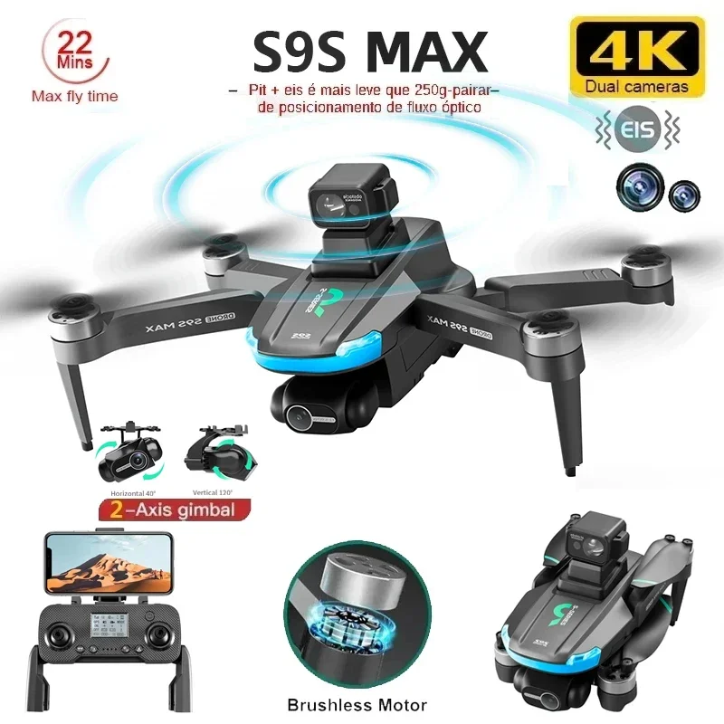 Drone MINI S9S MAX Baru 4K 2 S - Drone Rc Helicopter With Camera ulasan dan harga