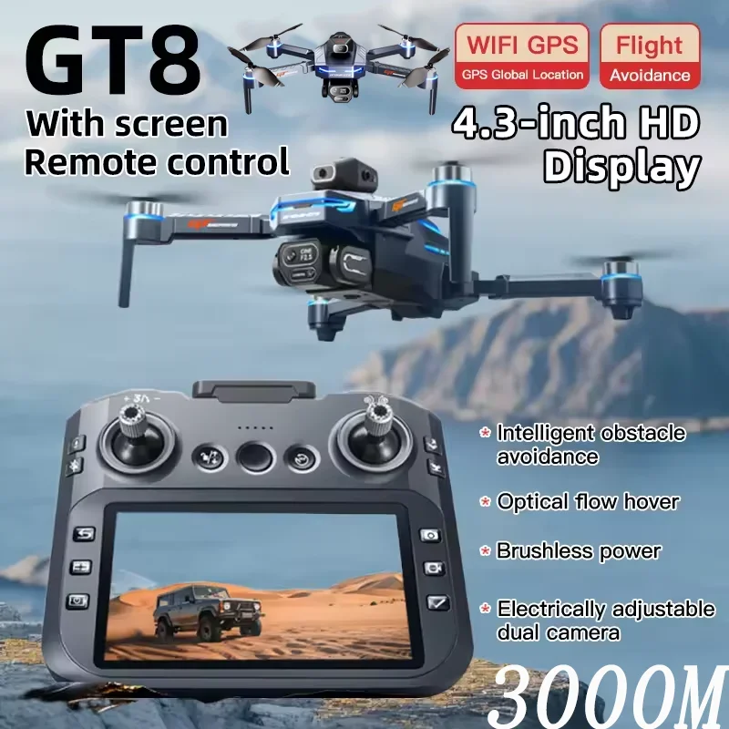2026 Drone GT8 Baru GPS 8K Pro - Drone Gt8 Rc ulasan dan harga