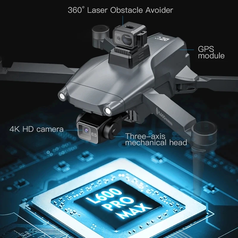 L600 PRO MAX Drone GPS profesi - Drone Rc Helicopter With Camera ulasan dan harga