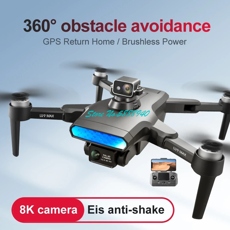GPS Retuen Brushless 360 ° pin - Drone Rc Fpv Manual ulasan dan harga