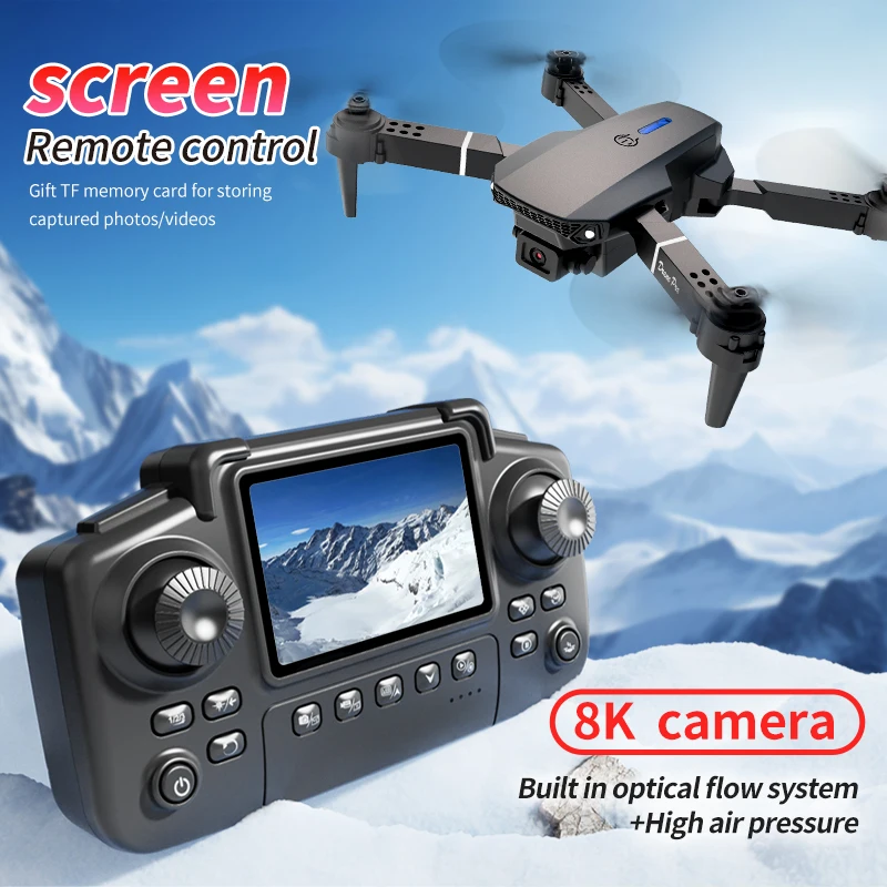 Drone E88 PRO dengan Layar, Ka - Drone Rc E88 Pro ulasan dan harga